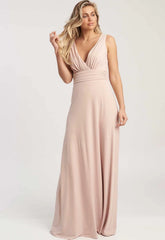 Revie London Peach Liana maxi Dress