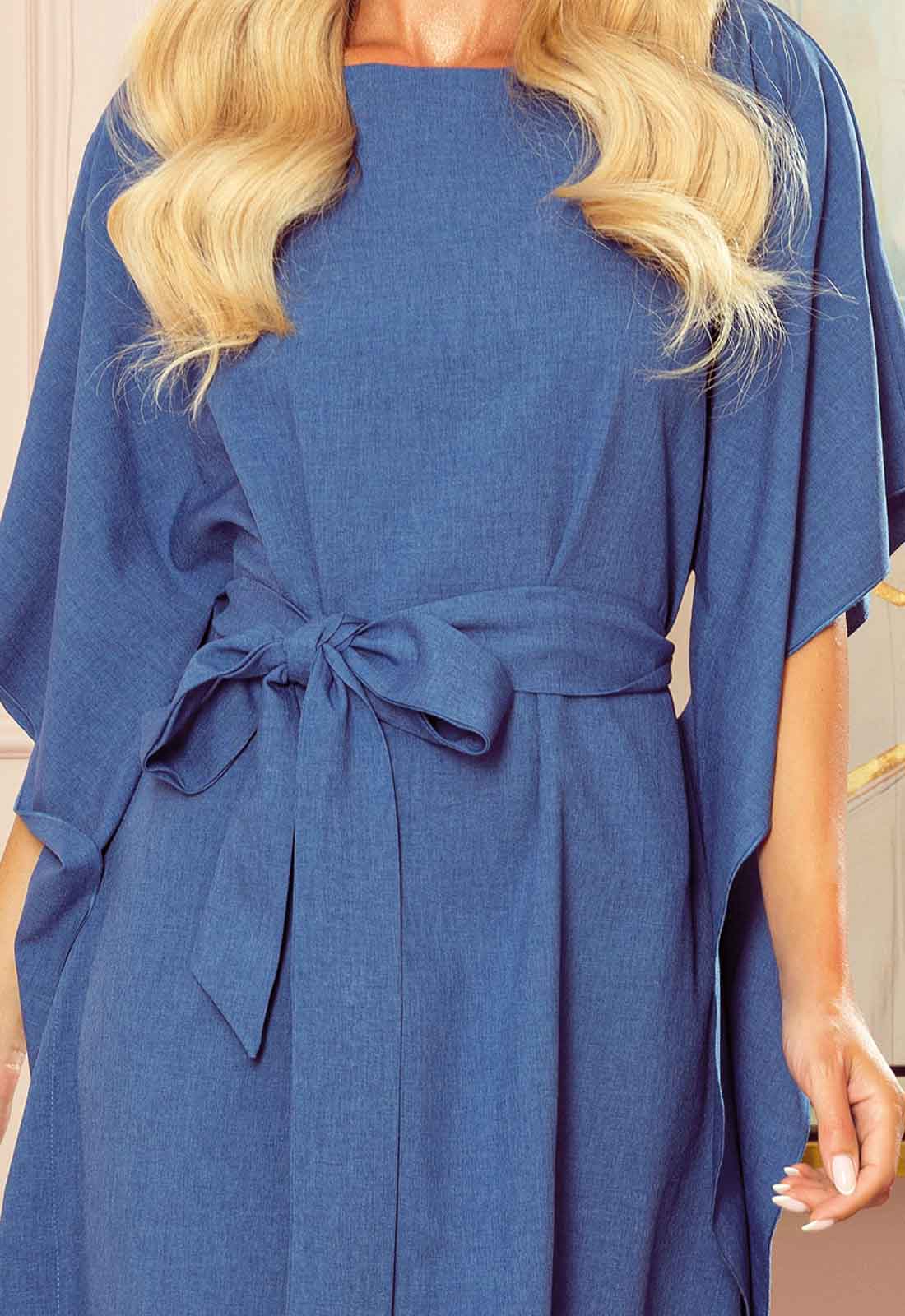 LBD Exclusive Blue Butterfly Dress