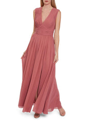 Gina Bacconi Saina Chiffon Maxi Dress